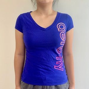 Aeropostale Purple Logo V-neck